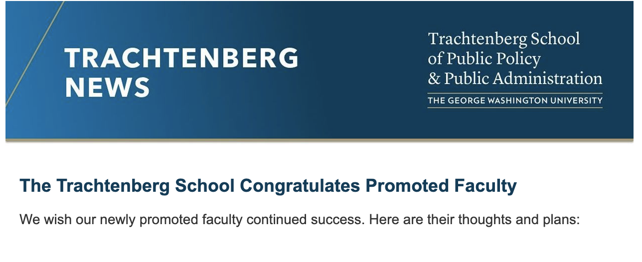 Trachtenberg News