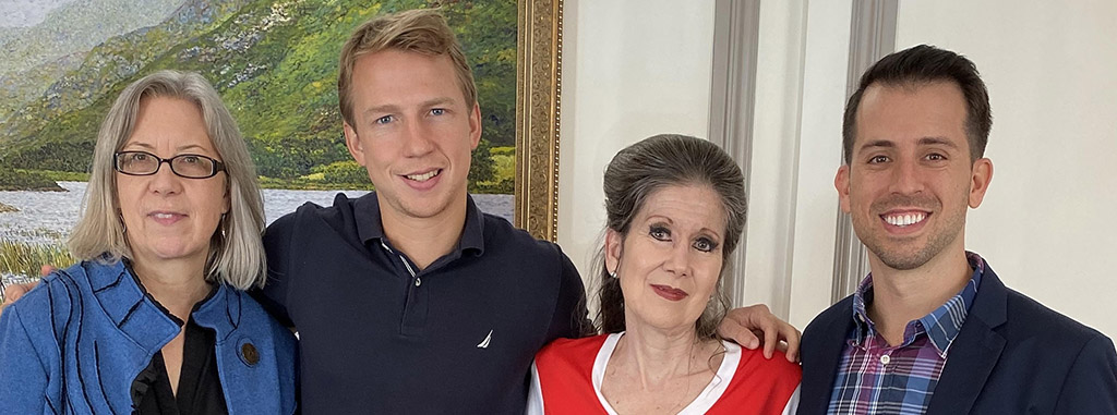 Mary Tschirhart, Daniel Burwell, Vicki Thomas and Matt Cannella