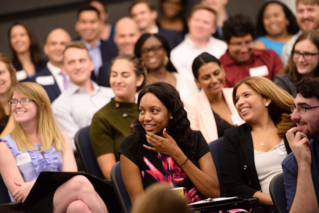 Orientation Group Laughing